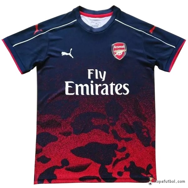 Camiseta Entrenamiento Arsenal 2017/18 Azul Rojo